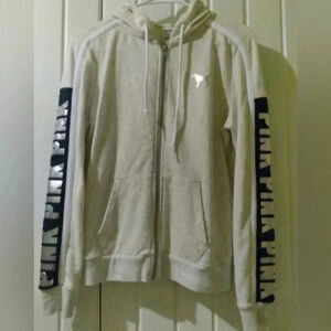 Vs pink bling shine hoodie-small EUC